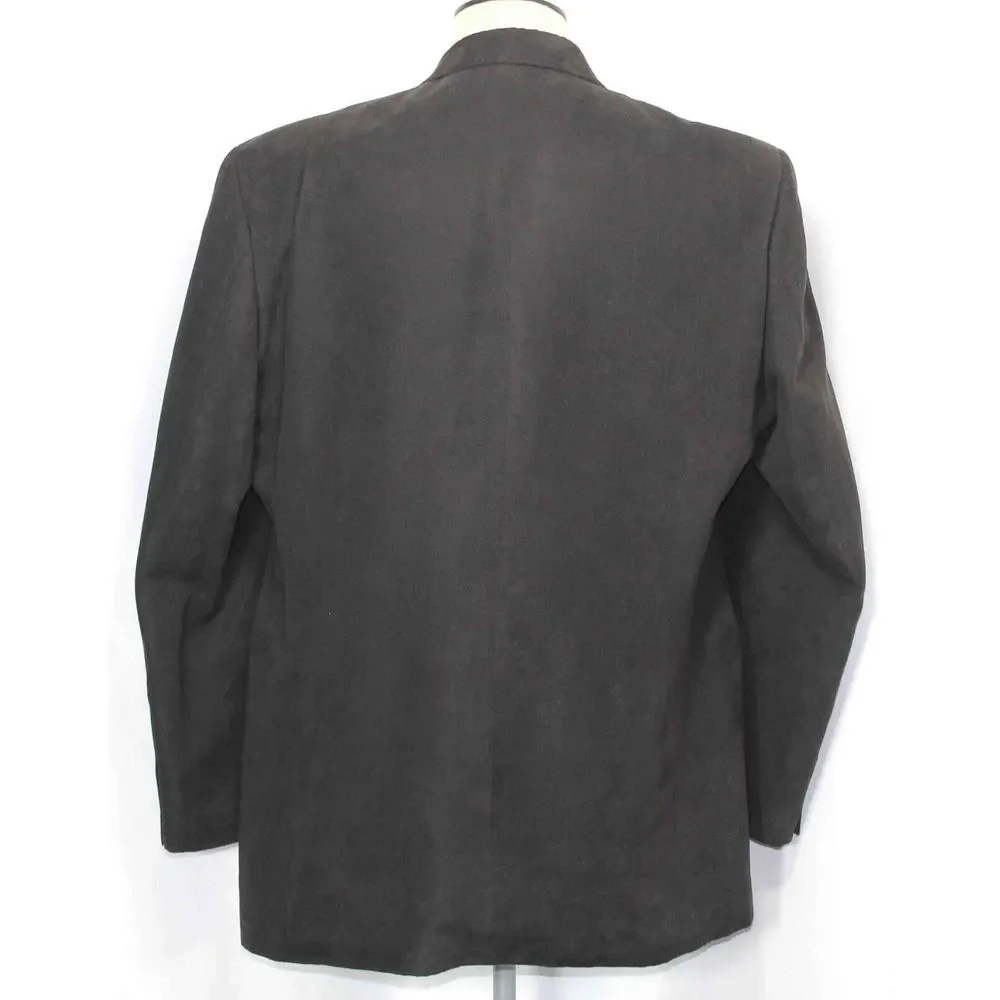 Ralph Lauren Blue Label Dark Brown‎ Blazer Sport Coat Mens Size 46 Long